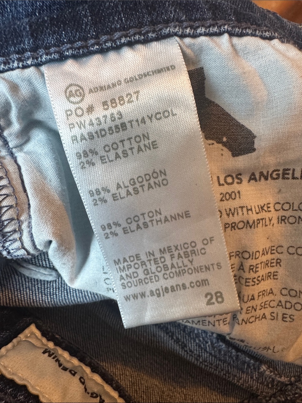 AG Adriano Goldschmied Farrah Boot Crop Jeans Women’s Size 28 - Picture 4 of 8
